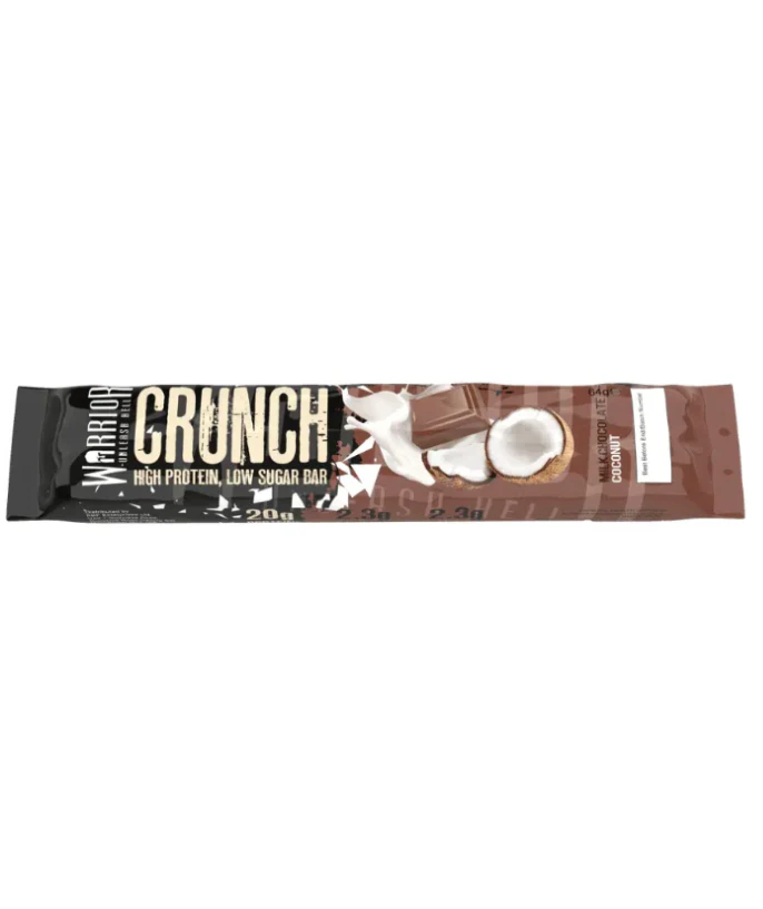 Warrior Crunch Protein Bar Milk Chocolate Coconut