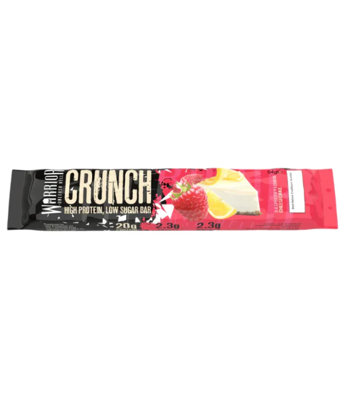 Warrior Crunch Protein Bar Raspberry Lemon Cheesecake