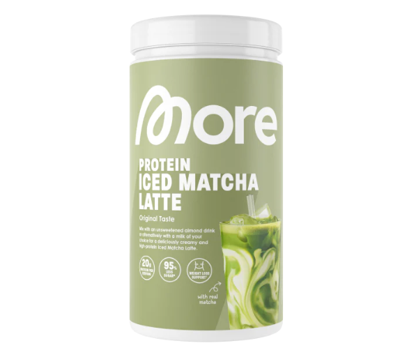 More Protein Iced Matcha Latte