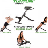 TUNTURI CORE TRAINER CT40 RÜCKENSTRECKER